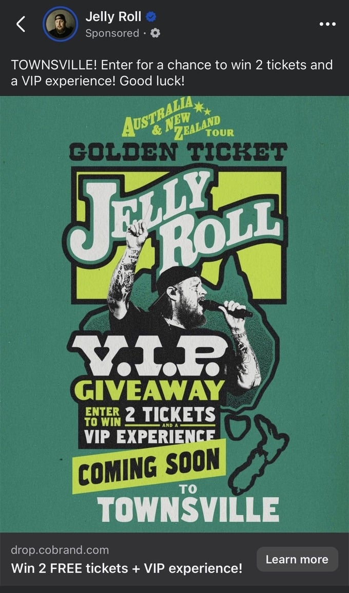 Jelly Roll social tour tease