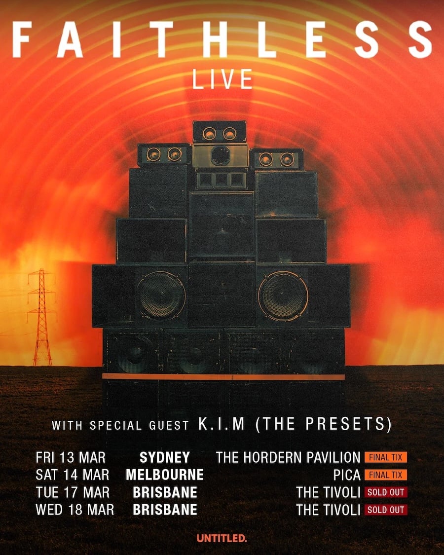 Faithless tour poster