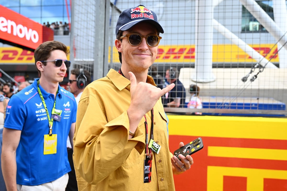 NORTHAMPTON, ENGLAND - JULY 05: Scotty James on the grid during the F1 Grand Prix of Great Britain at Silverstone Circuit on July 05, 2026 in Northampton, England. (Photo by Mark Sutton - Formula 1/Formula 1 via Getty Images)