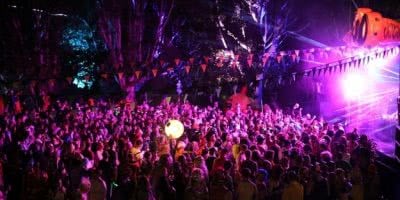 Return to Rio festival crowd dance at Del Rio Resort in the Hawkesbury River