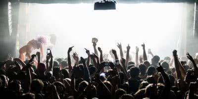 A crowd enjoys the show at Oxford Art Factory