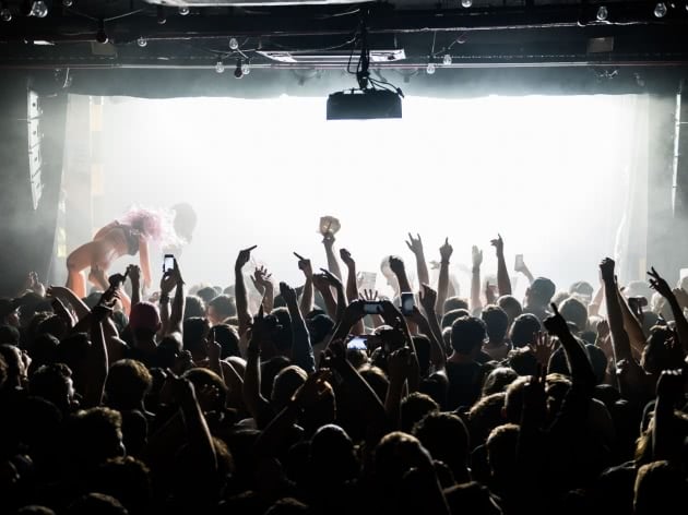 A crowd enjoys the show at Oxford Art Factory