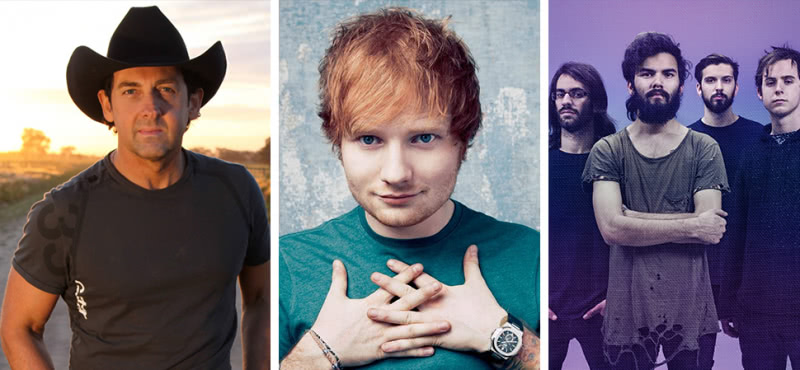 Ed Sheeran Might Be On Top Of The Charts Again, But The Aussies Are Closing In