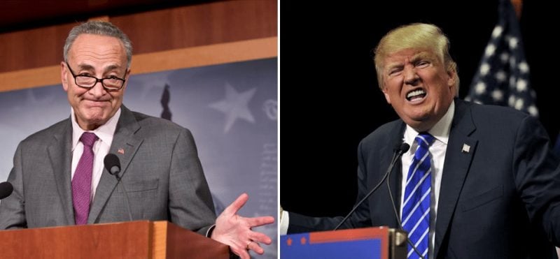 US Senator Chuck Schumer has magnificently trolled Donald Trump with a Spotify playlist