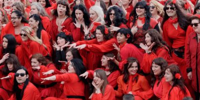 kate bush flash mob sydney park 2016