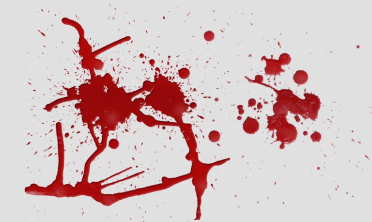 blood splatter