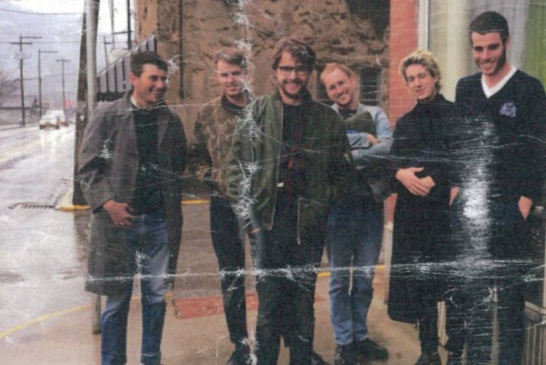 Melbourne six-piece The Ocean Party, appearing in an age-degraded promo shot