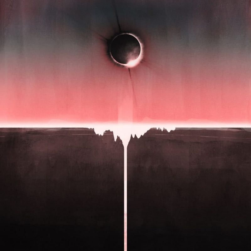 The cover of Mogwai album Every Country's Sun, featuring a warmly painted solar eclipse.