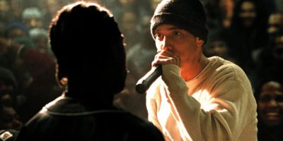 Eminem battling in 8 Mile