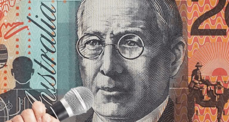 $20 note comedy microphone