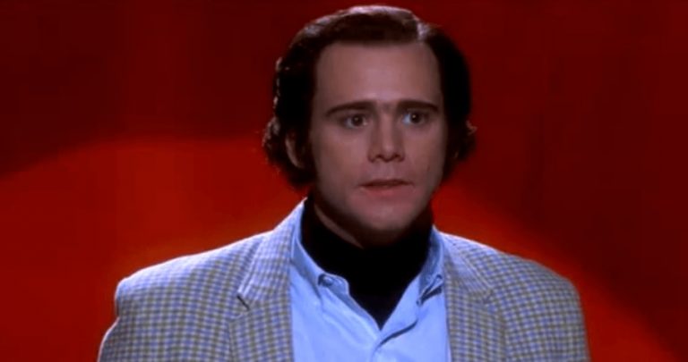 Jim Carrey man on the moon