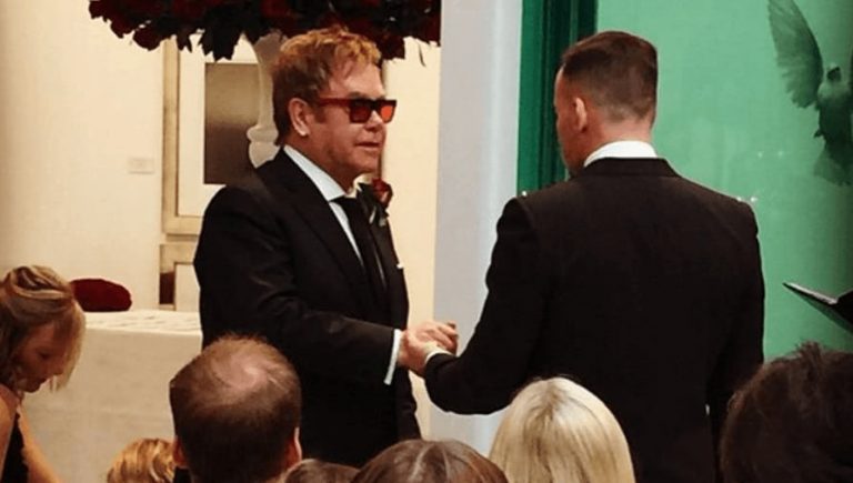 Elton John marriage