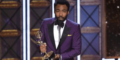 Donald Glover winning an Emmy for Atlanta