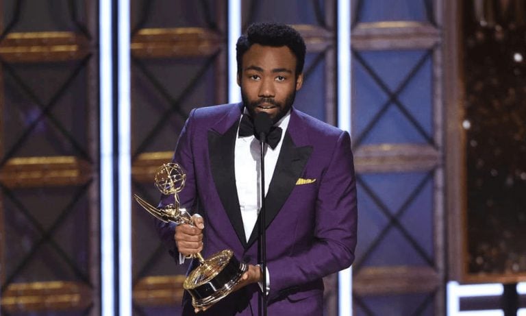 Donald Glover winning an Emmy for Atlanta