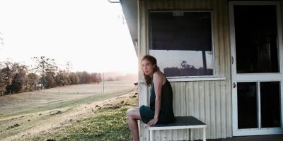 Holly Throsby on a farm