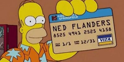 Homer, enjoying credit fraud
