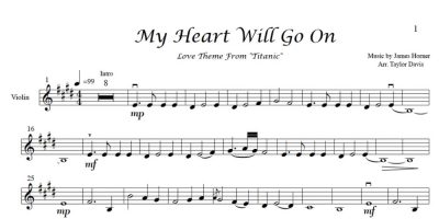 Sheet music found at the bottom of the ocean