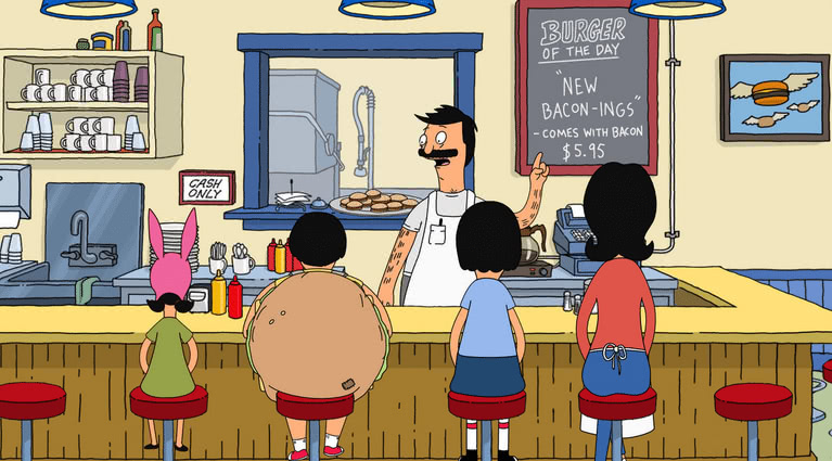 Bob's Burgers - they're making a movie