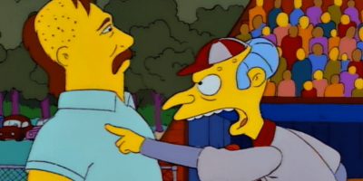 The Simpsons - Mr Burns and the sideburns