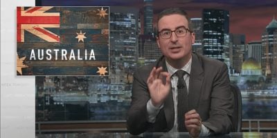 US comedian John Oliver criticising the Australian same-sex marriage plebiscite