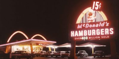 Image of an old McDonald's restaurant