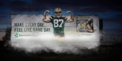 Billboard for NFL - with fog