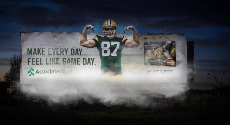 Billboard for NFL - with fog