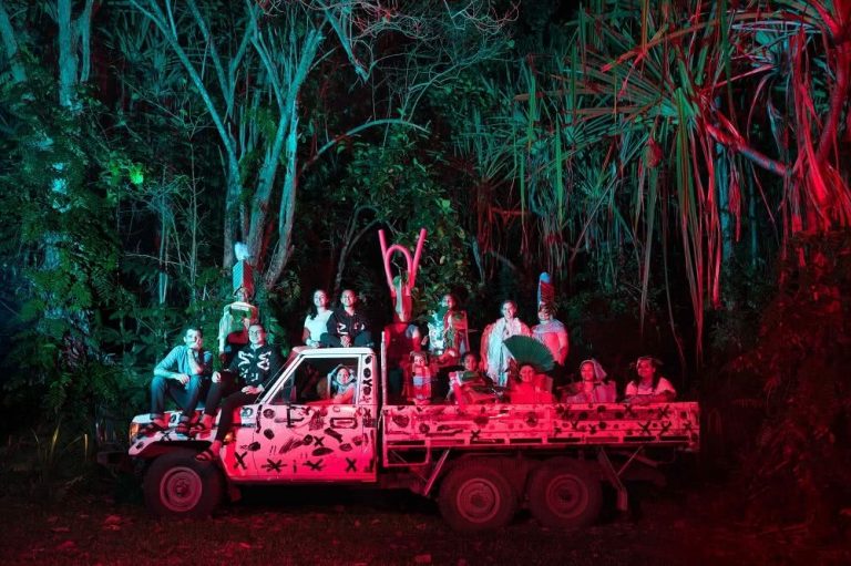 Spinifex Gum in a ute in a forest