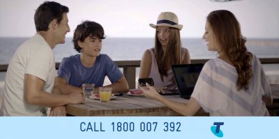 Telstra TV commercial family