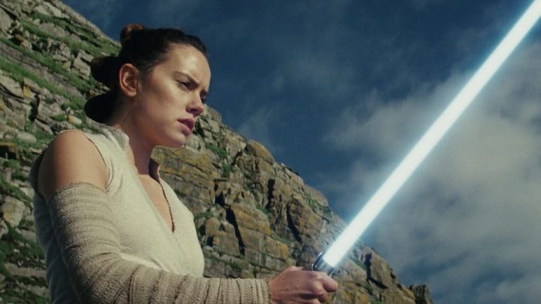 Daisy Ridley as Rey in The Last Jedi