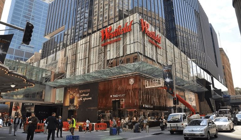 Image of Westfield Sydney, which is open on Australia Day, if you were wondering!