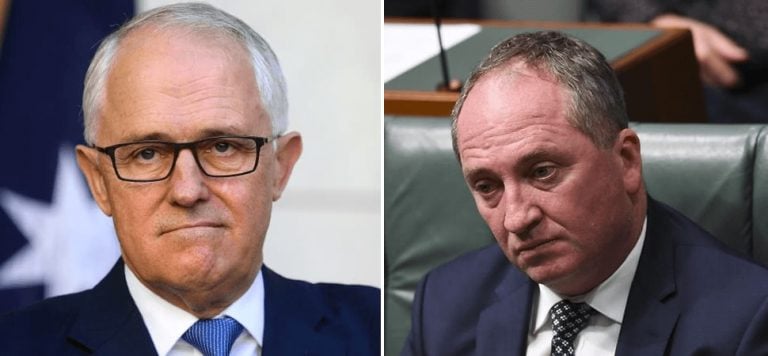 Image of Prime Minister Malcolm Turnbull and Deputy Prime Minister Barnaby Joyce