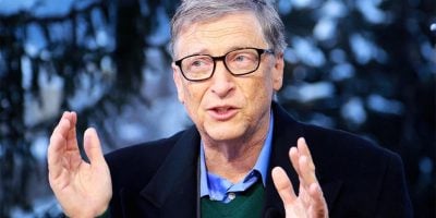 Image of noted computer enthusiast Bill Gates