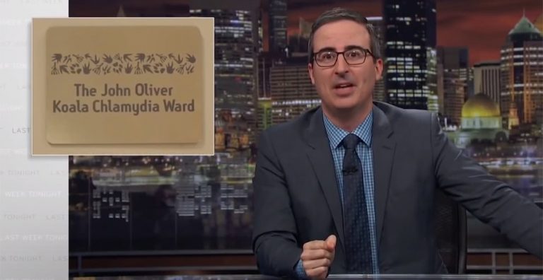 A screenshot from John Oliver's 'Last Week Tonight'