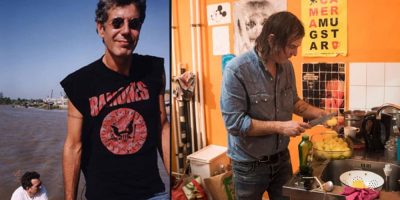 Anthony Bourdain and Anton Newcombe