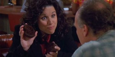 A screenshot from 'The Muffin Tops' episode of Seinfeld