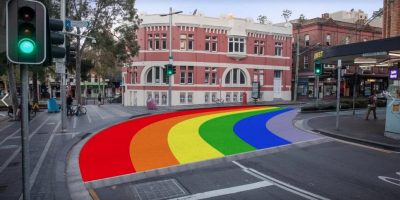 Rainbow crossing