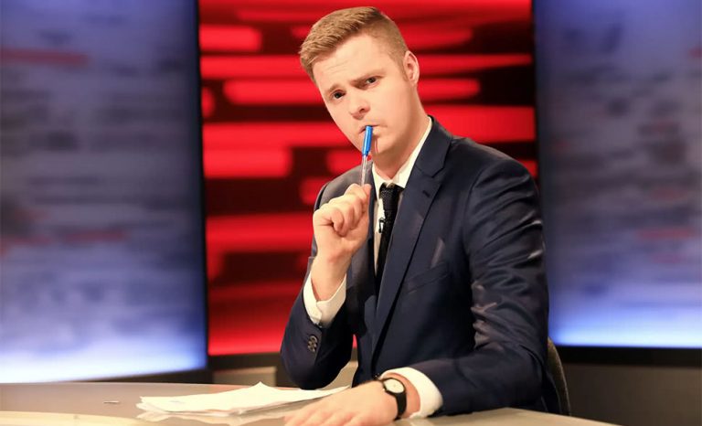 Comedian, radio presenter, and television host Tom Ballard