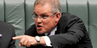 Sco-Mo Maccas Prime Minister Scott Morrison in parliament