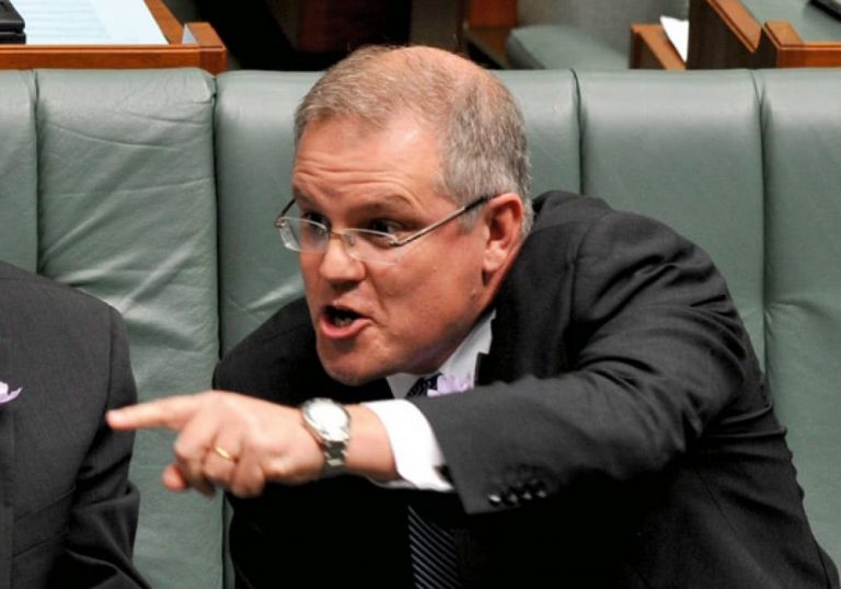 Sco-Mo Maccas Prime Minister Scott Morrison in parliament