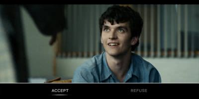 Black Mirror: Bandersnatch selection screen