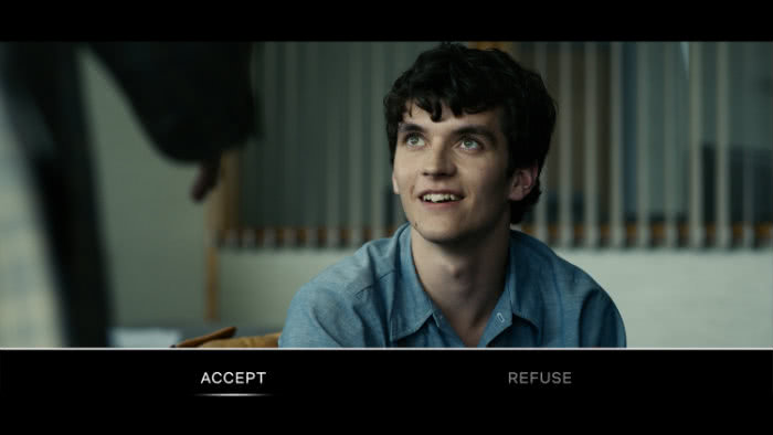 Black Mirror: Bandersnatch selection screen