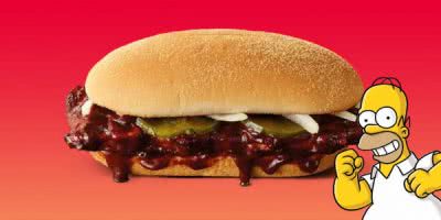 McRib with Homer Simpson