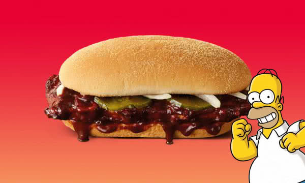 McRib with Homer Simpson