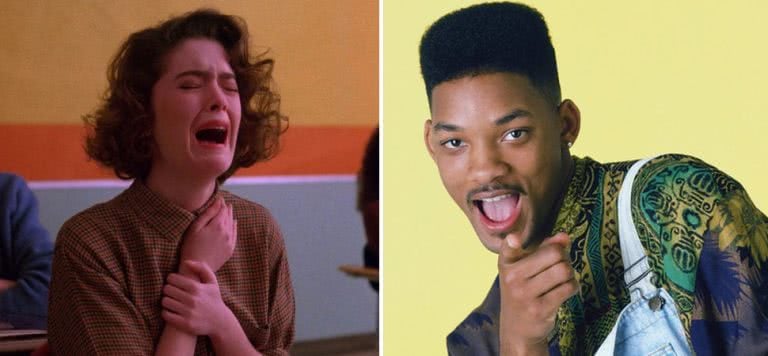 2 panel image of Twin Peaks and The Fresh Prince Of Bel-Air