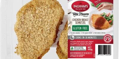 Image of Ingham's gluten free chicken schnitzel