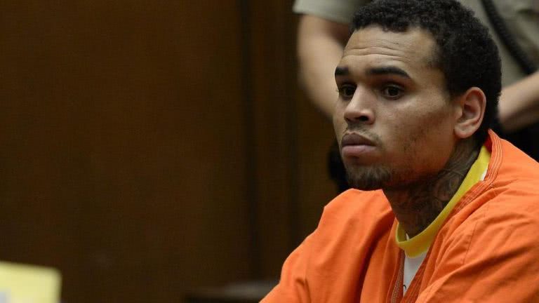 Chris Brown court room