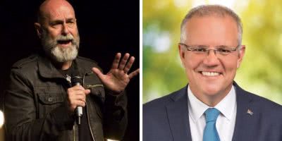 christian Mike Frost with Scott Morrison