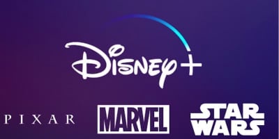 Logo for the Disney streaming service, Disney+