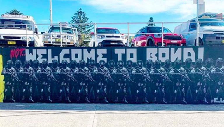 Welcome to Bondi mural